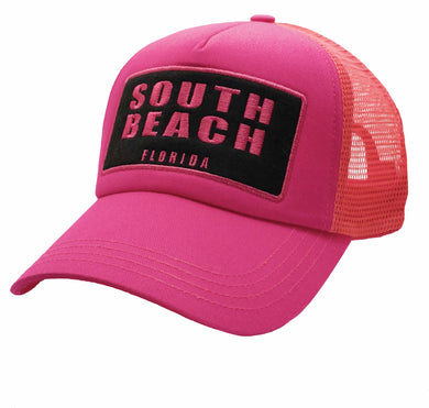 AZ South Beach PinkMesh Cap