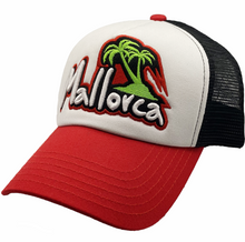 Load image into Gallery viewer, AZ Mallorca Red White Mesh Cap