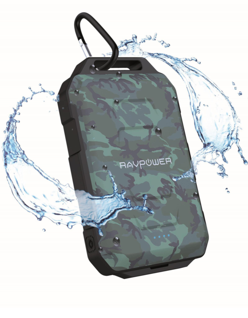 RAVPower 10050mAh Xtreme Waterproof Portable Charger - Camouflage (RP-PB044)