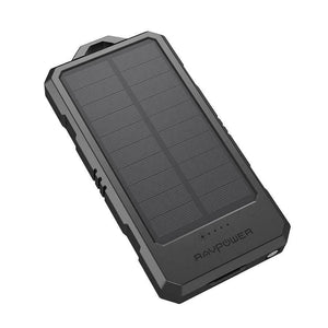 RAVPower 15000mAh Rugged Solar Portable Charger - Black (RP-PB124)