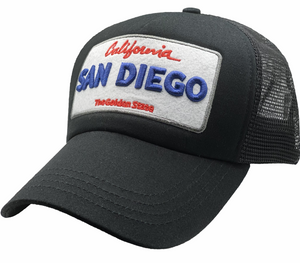 AZ San Diego Black Mesh Cap